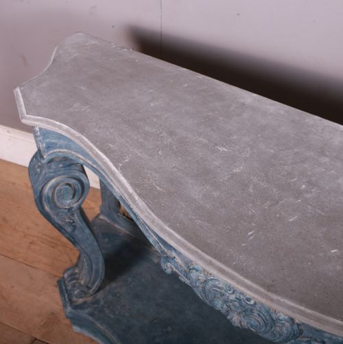 FRENCH SERPENTINE CONSOLE TABLE - ADDITIONAL PHOTO 8