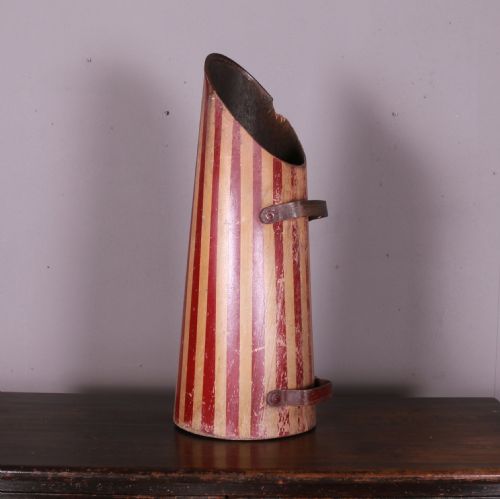 English Painted Coal Scuttle