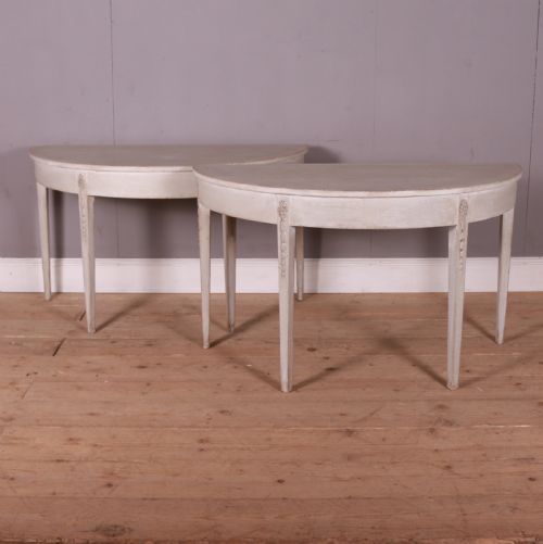 Pair of Swedish Console Tables