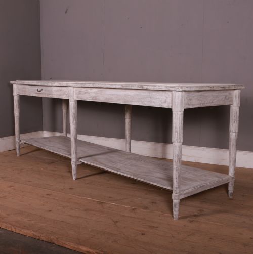 French Painted Drapers Table
