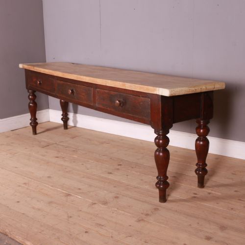English Sycamore Topped Dairy Dresser