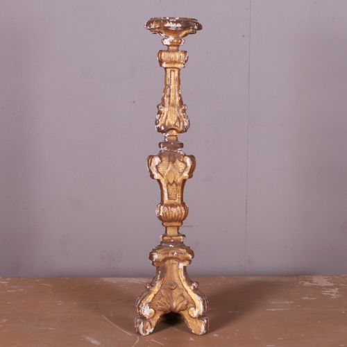 Italian Giltwood Candle Holder