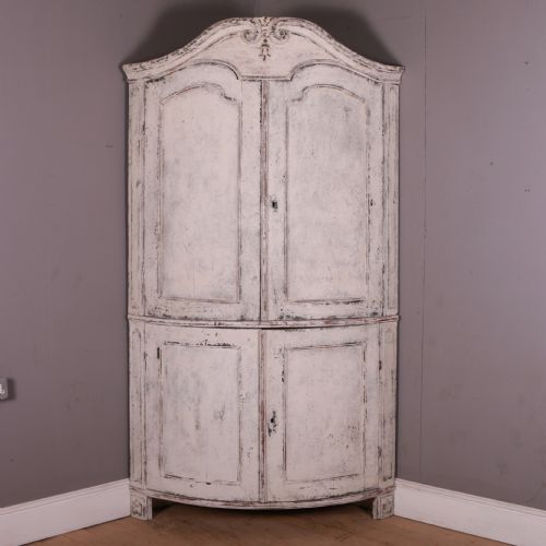 Dutch Bowfront Corner Cupboard