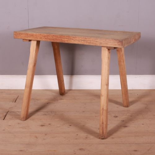 Oak Primitive Side Table