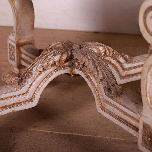 PAIR OF SWEDISH ORIGINAL PAINTED STOOLS - ADDITIONAL PHOTO 4
