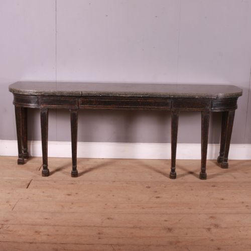 English Painted Pine Console