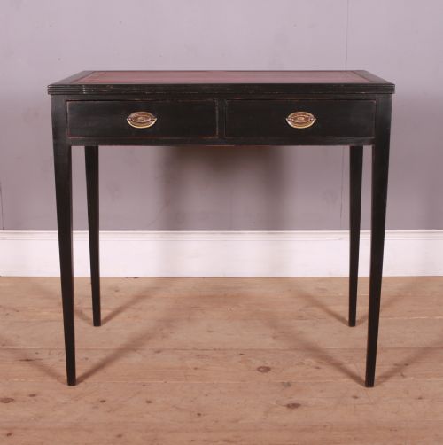 Writing Desk with Leather Insert
