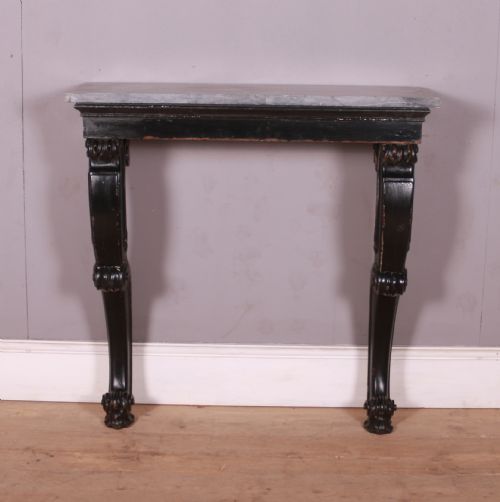 Painted and Carved Console Table