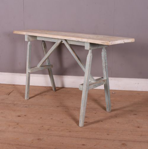 French Scrubbed Trestle Table