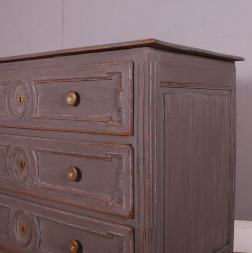 FRENCH PAINTED COMMODE - ADDITIONAL PHOTO 2