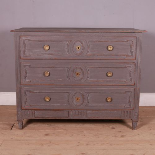 FRENCH PAINTED COMMODE - ADDITIONAL PHOTO 3