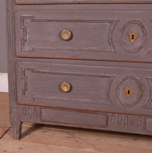 FRENCH PAINTED COMMODE - ADDITIONAL PHOTO 4