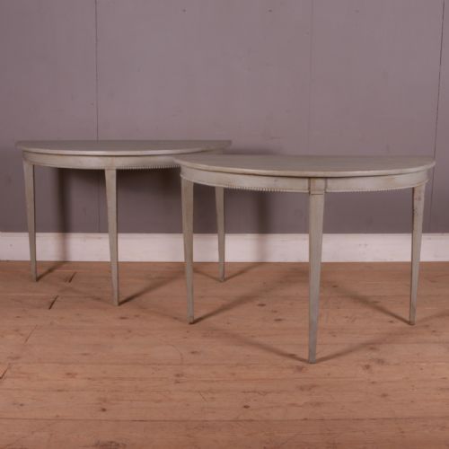 Pair of Swedish Console Tables