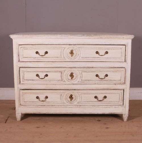 Belgian Painted Oak Commode