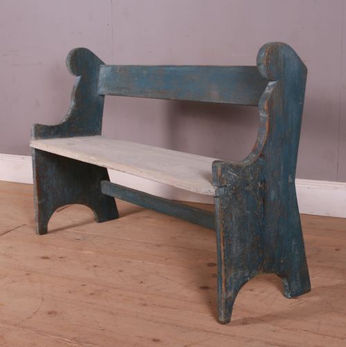 Welsh Painted Pine Settle