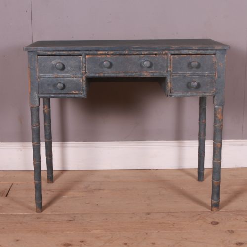 English Faux Bamboo Desk