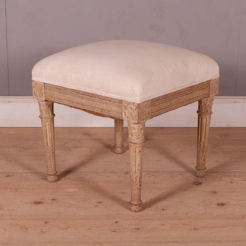 SWEDISH ORIGINAL PAINTED STOOL