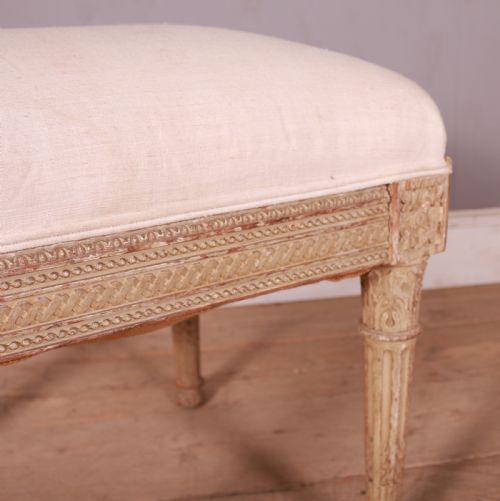 SWEDISH ORIGINAL PAINTED STOOL - ADDITIONAL PHOTO 5
