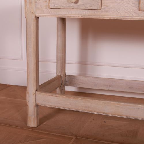ENGLISH BLEACHED OAK SERVING TABLE - ADDITIONAL PHOTO 6