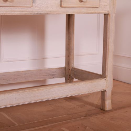 ENGLISH BLEACHED OAK SERVING TABLE - ADDITIONAL PHOTO 7