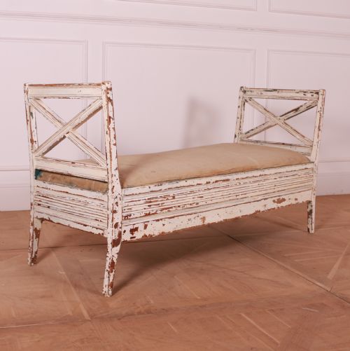 Swedish Painted Pine Open Bench