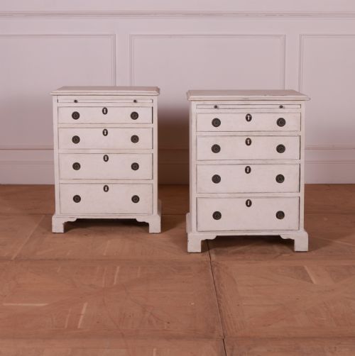 Pair of English Bedside Commodes