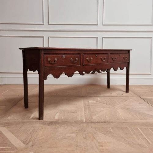 18th Century Oak Dresser Base