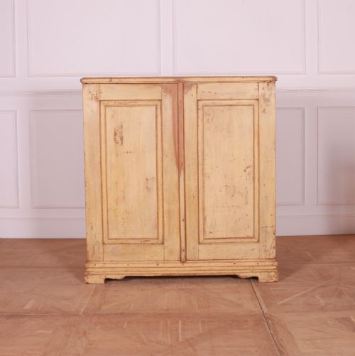 Swedish Original Painted Linen Cupboard