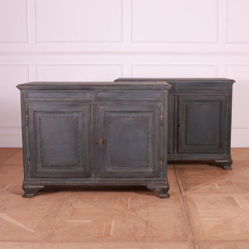 Pair of French Painted Buffets