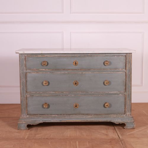 Italian Marble Top Commode
