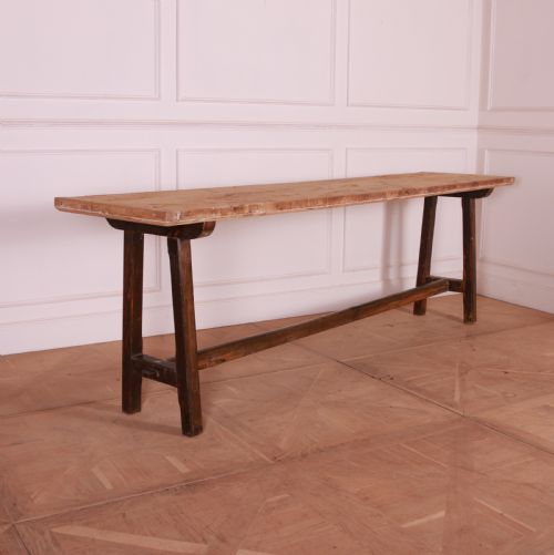 English Pine Trestle Table