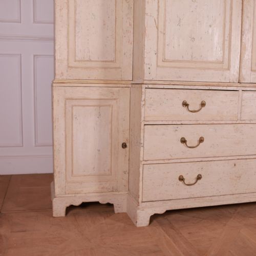 ENGLISH ORIGINAL PAINTED HOUSEKEEPERS CUPBOARD - ADDITIONAL PHOTO 2