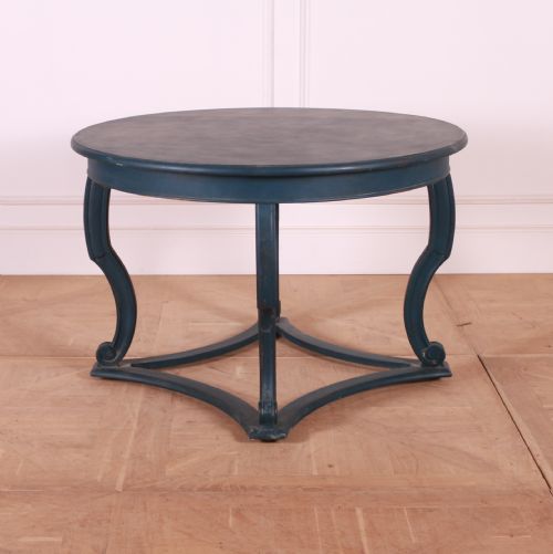 English Painted Lamp Table