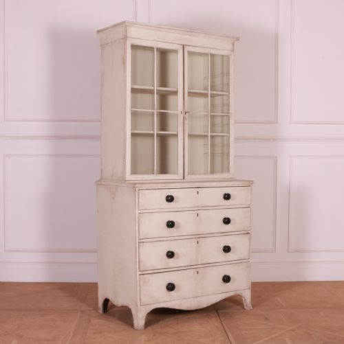 English Painted Bookcase