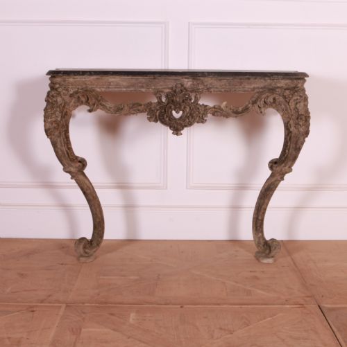 Italian Carved Console Table
