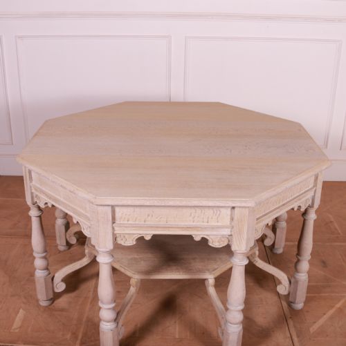 BLEACHED OAK CENTRE TABLE - ADDITIONAL PHOTO 4