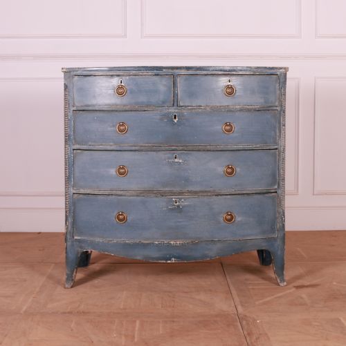 ENGLISH PAINTED CHEST OF DRAWERS