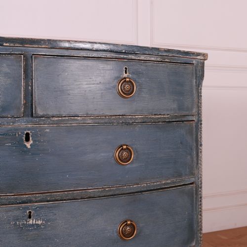 ENGLISH PAINTED CHEST OF DRAWERS - ADDITIONAL PHOTO 4