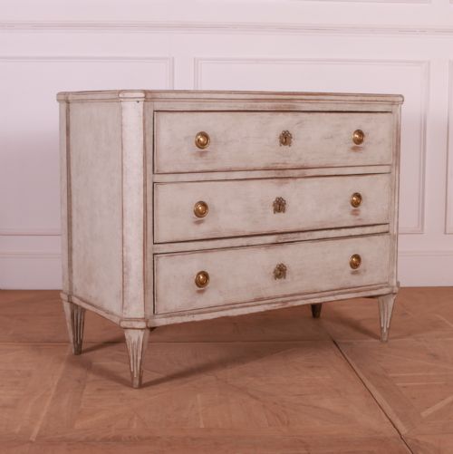 Gustavian Style Painted Commode