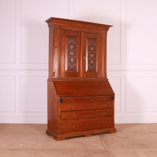 Swedish Pine Bureau Bookcase