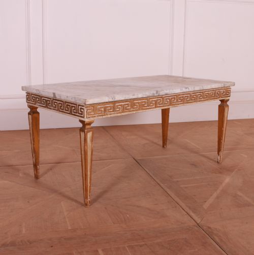 French Marble Top Coffee Table