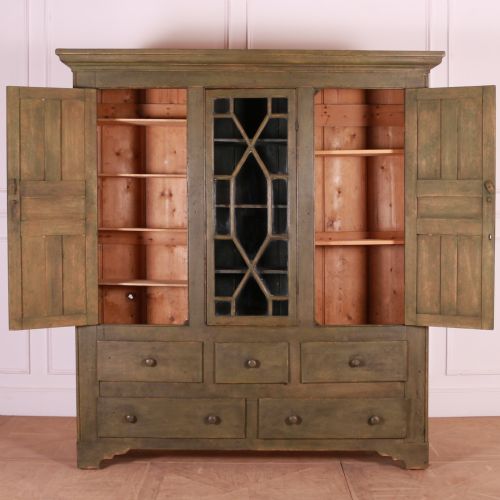 IRISH PAINTED PINE CUPBOARD - ADDITIONAL PHOTO 6