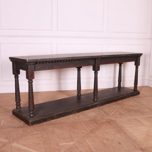 French Painted Console Table