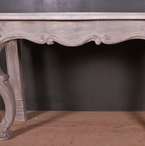 IRISH SERPENTINE FRONT CONSOLE TABLE - ADDITIONAL PHOTO 3