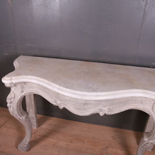 IRISH SERPENTINE FRONT CONSOLE TABLE - ADDITIONAL PHOTO 6