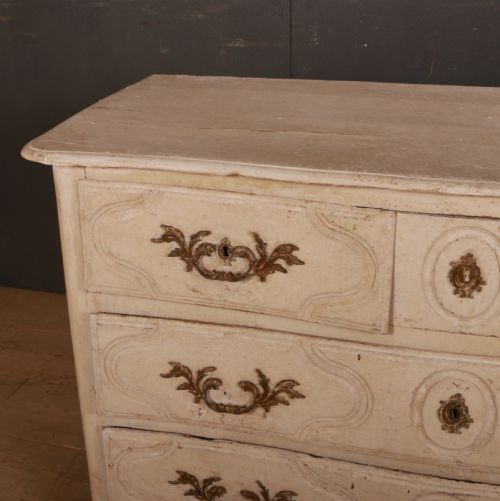 FRENCH PAINTED COMMODE - ADDITIONAL PHOTO 1