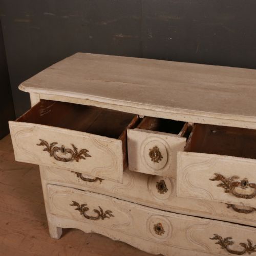 FRENCH PAINTED COMMODE - ADDITIONAL PHOTO 6
