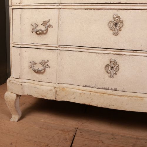 DANISH SERPENTINE FRONT COMMODE - ADDITIONAL PHOTO 3