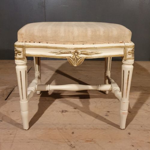 GUSTAVIAN STYLE SWEDISH STOOL - ADDITIONAL PHOTO 1