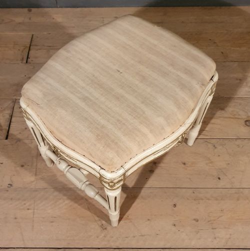 GUSTAVIAN STYLE SWEDISH STOOL - ADDITIONAL PHOTO 5